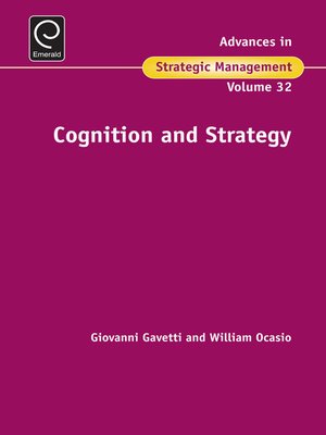 cover image of Cognition & Strategy, Volume 32